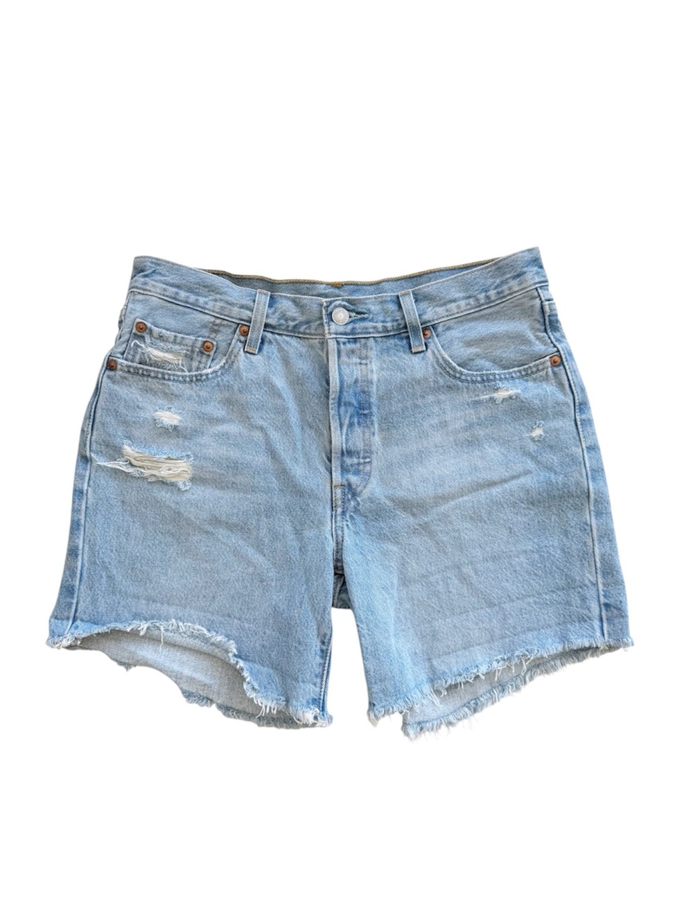 Levi’s 501 Distressed Jean Shorts size 29